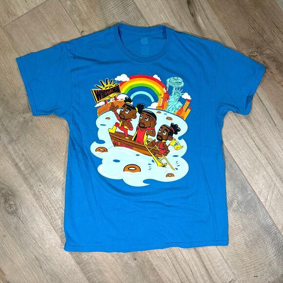 The New Day New Dream WWE Blue T Shirt Mens Size Large - Picture 1 of 4